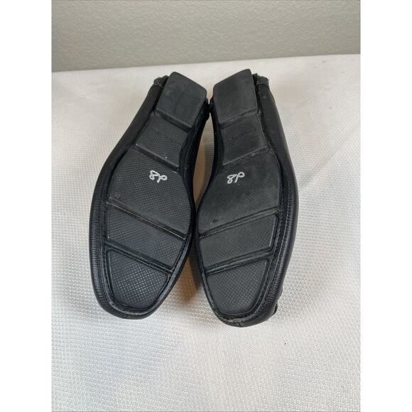 Calvin Klein Macon Epi Black Leather Driving Moccasin Loafer Size 10.5 - Picture 11 of 12